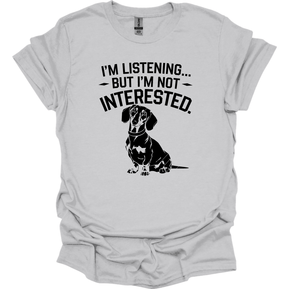 sassy dachshund 50 shirt ice grey
