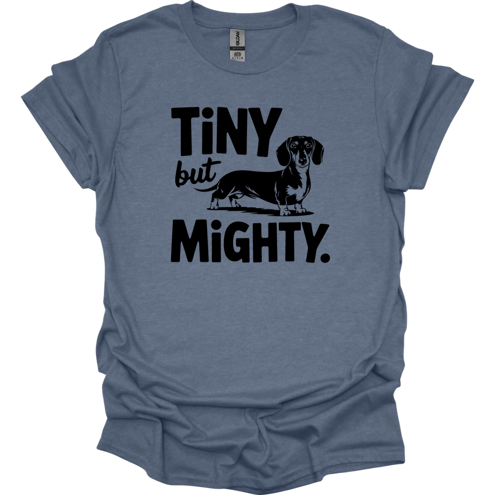 sassy dachshund 52 shirt heather indigo
