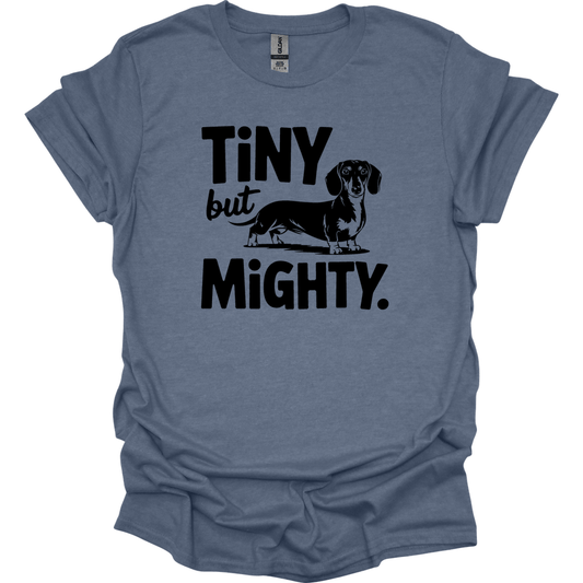sassy dachshund 52 shirt heather indigo