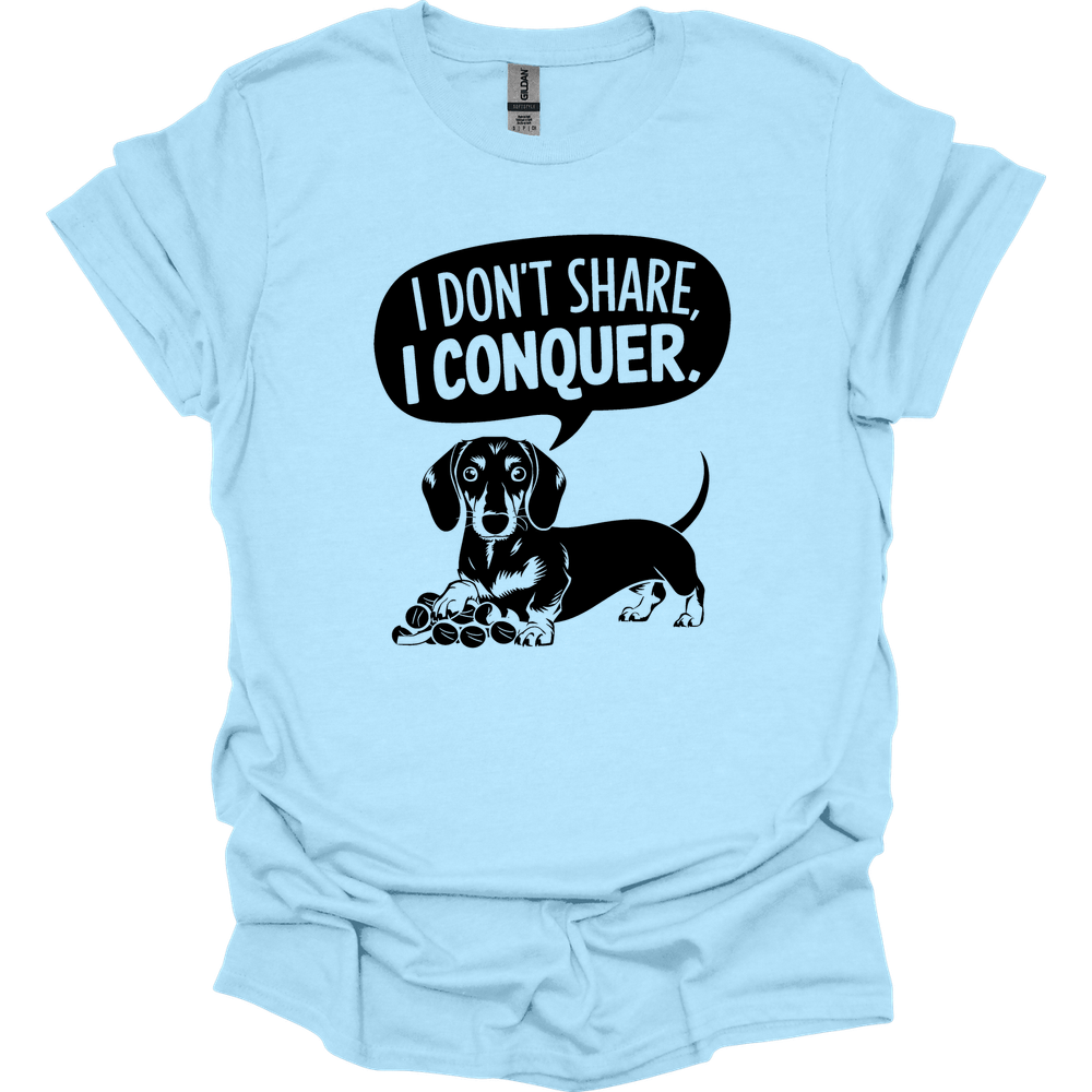 sassy dachshund 53 shirt light blue