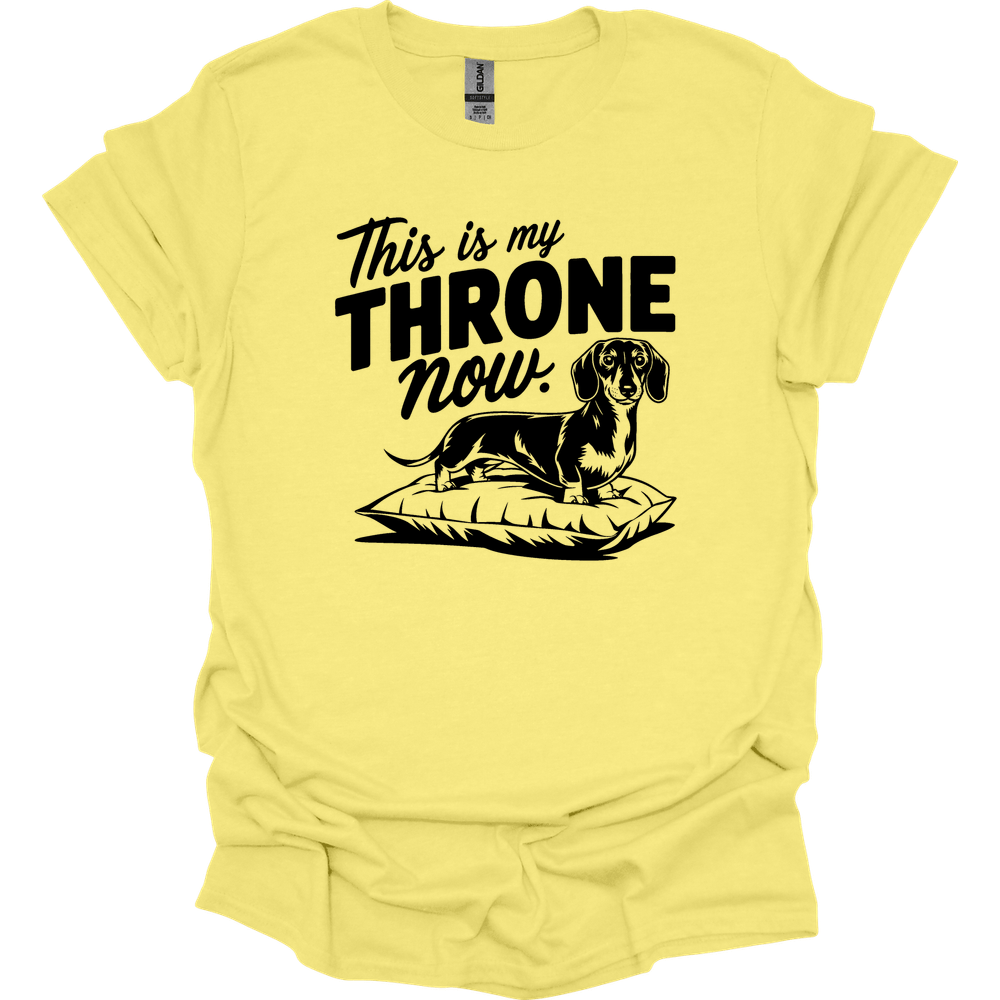 sassy dachshund 55 shirt cornsilk