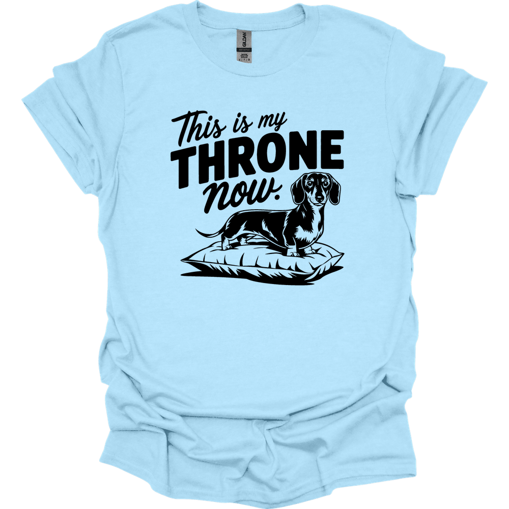 sassy dachshund 55 shirt light blue