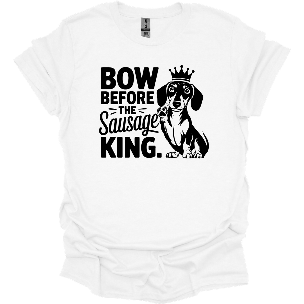 sassy dachshund 56 shirt white