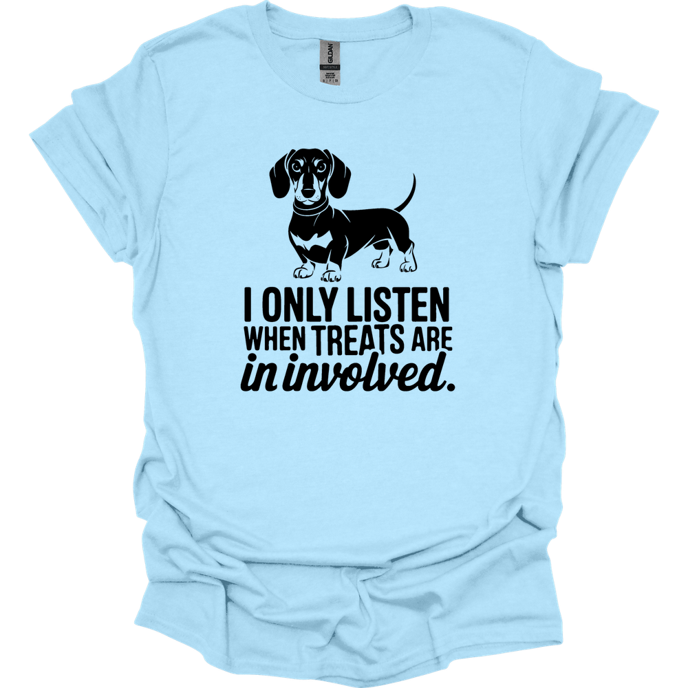 sassy dachshund 57 shirt light blue