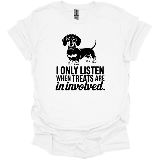sassy dachshund 57 shirt white