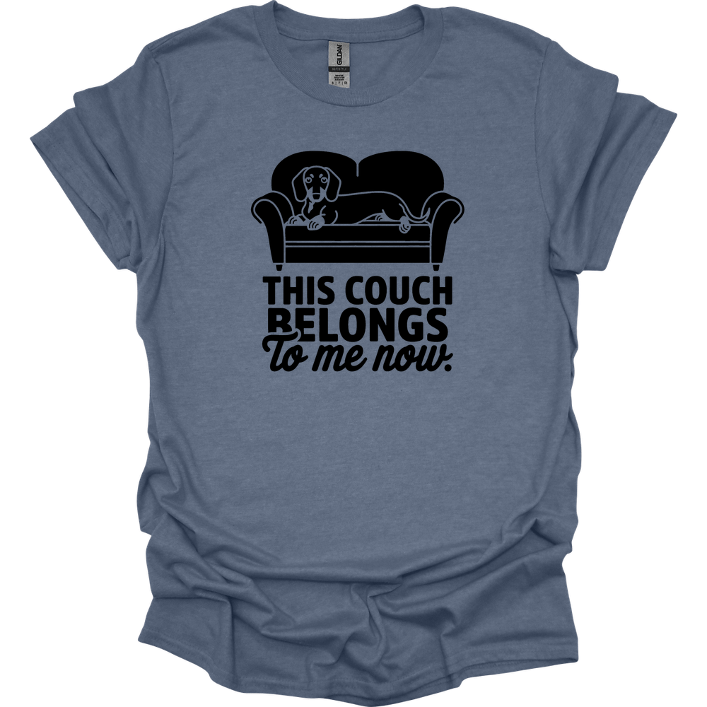 sassy dachshund 58 shirt heather indigo