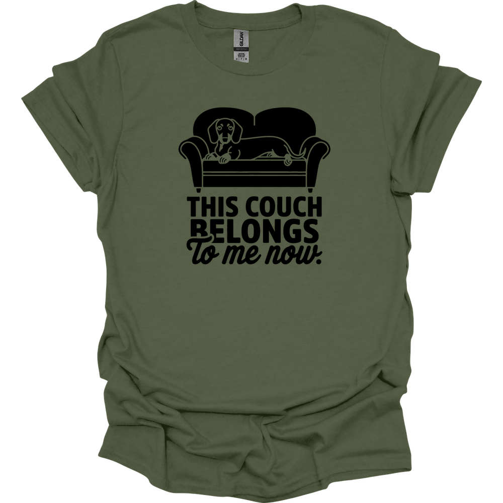 sassy dachshund 58 shirt military green