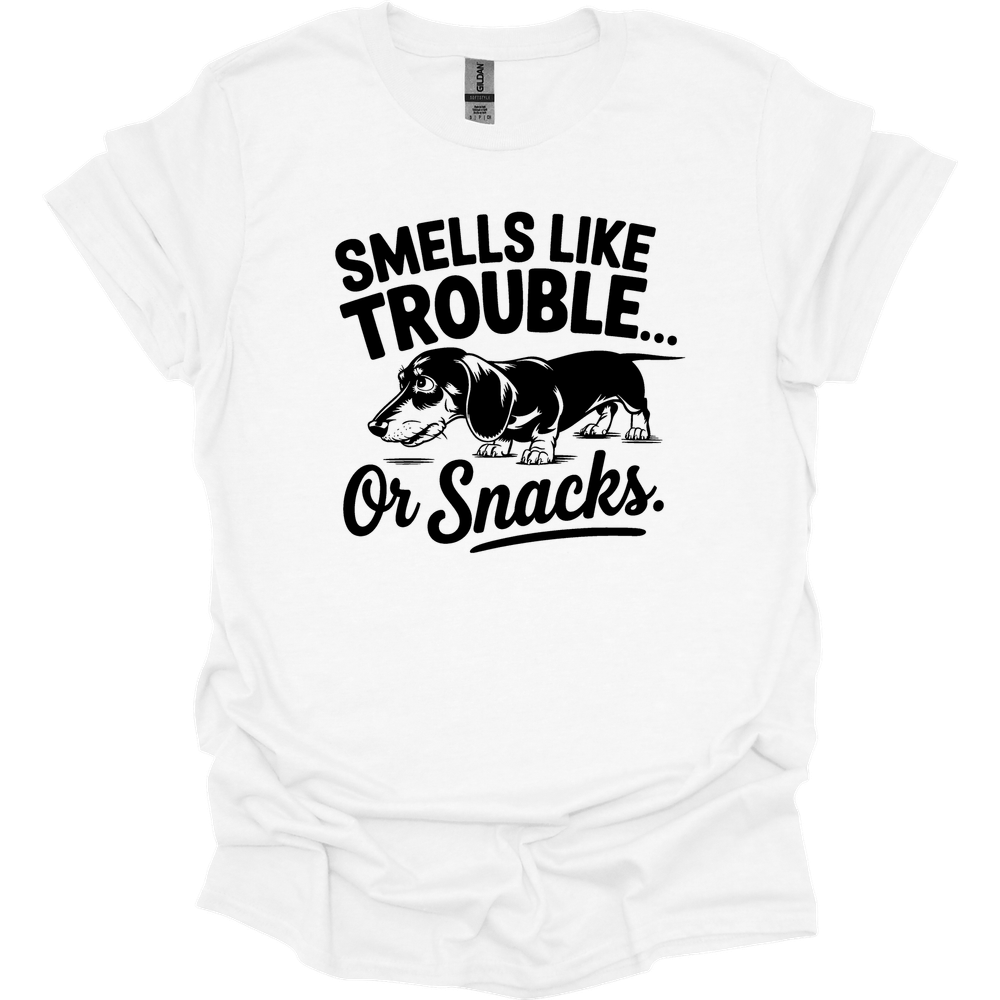 sassy dachshund 60 shirt white