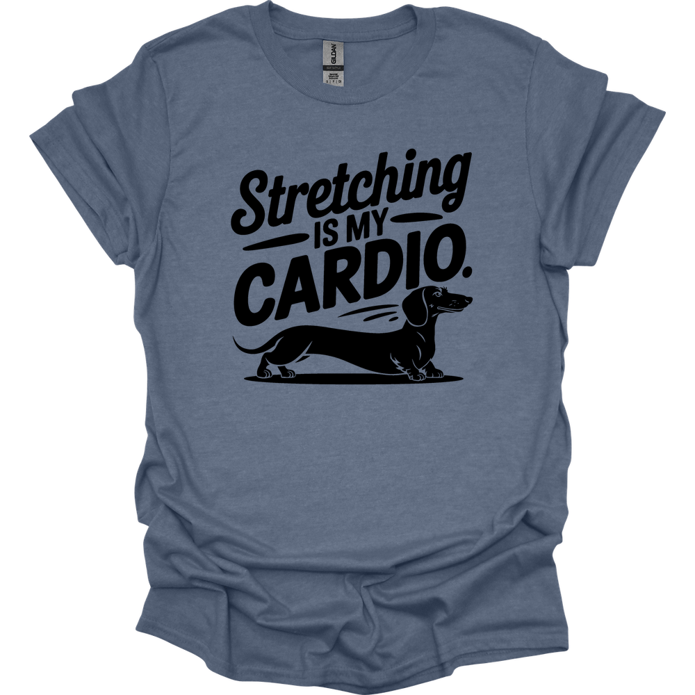 sassy dachshund 62 shirt heather indigo