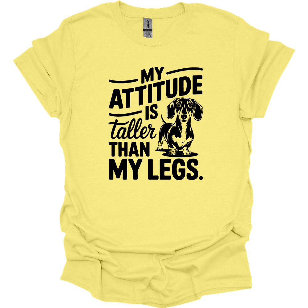 sassy dachshund 63 shirt cornsilk