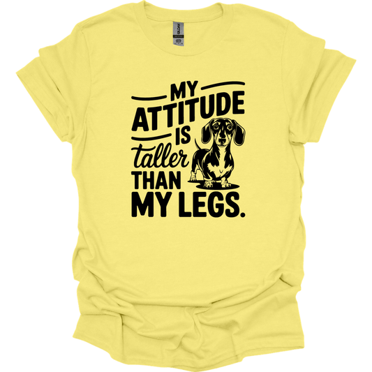 sassy dachshund 63 shirt cornsilk