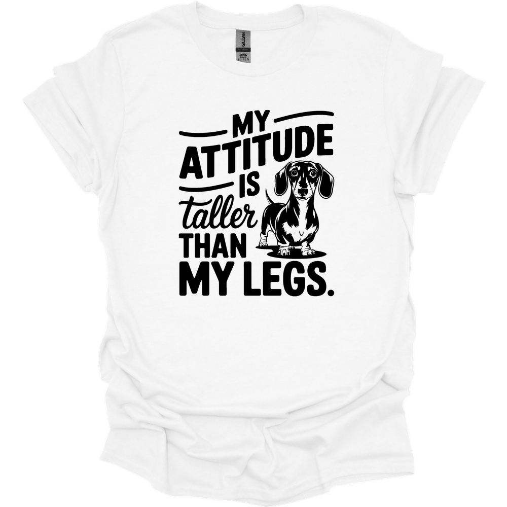 sassy dachshund 63 shirt white