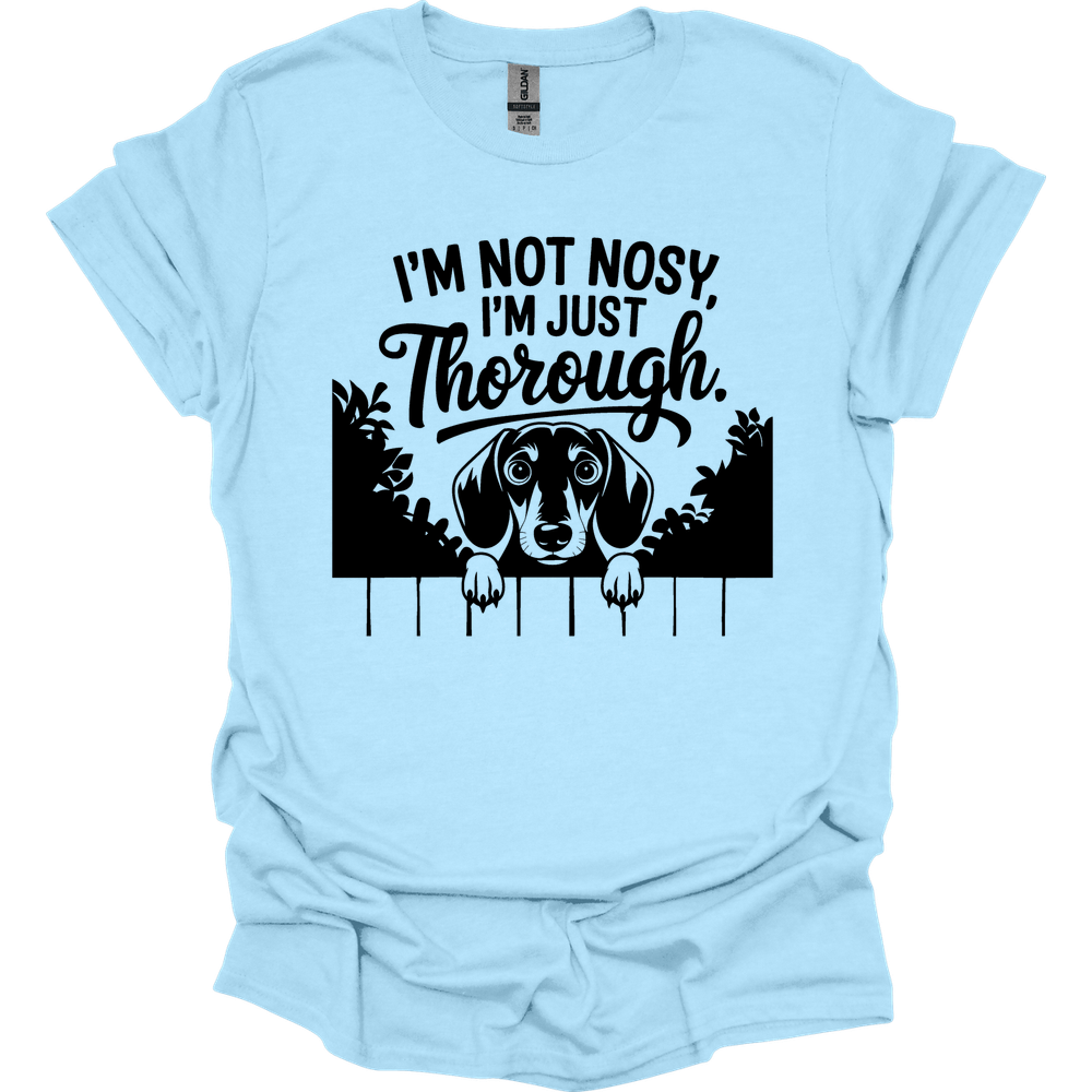 sassy dachshund 64 shirt light blue