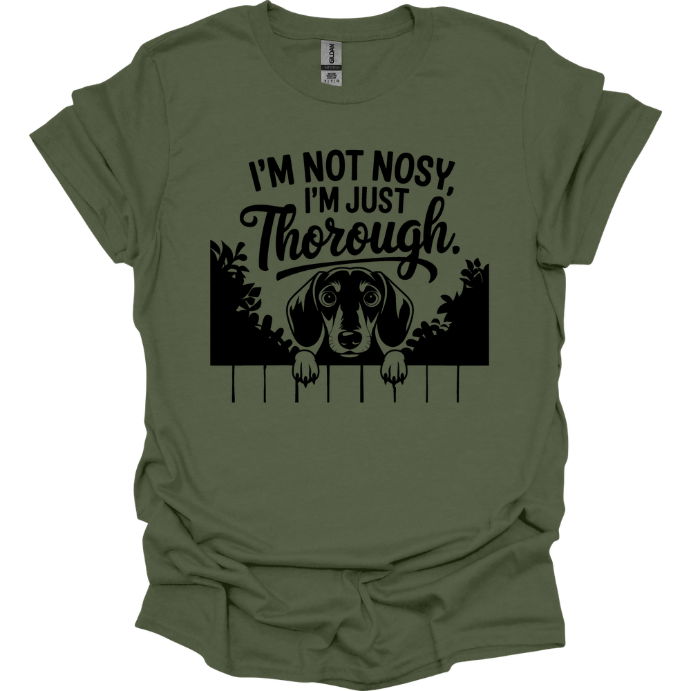sassy dachshund 64 shirt military green