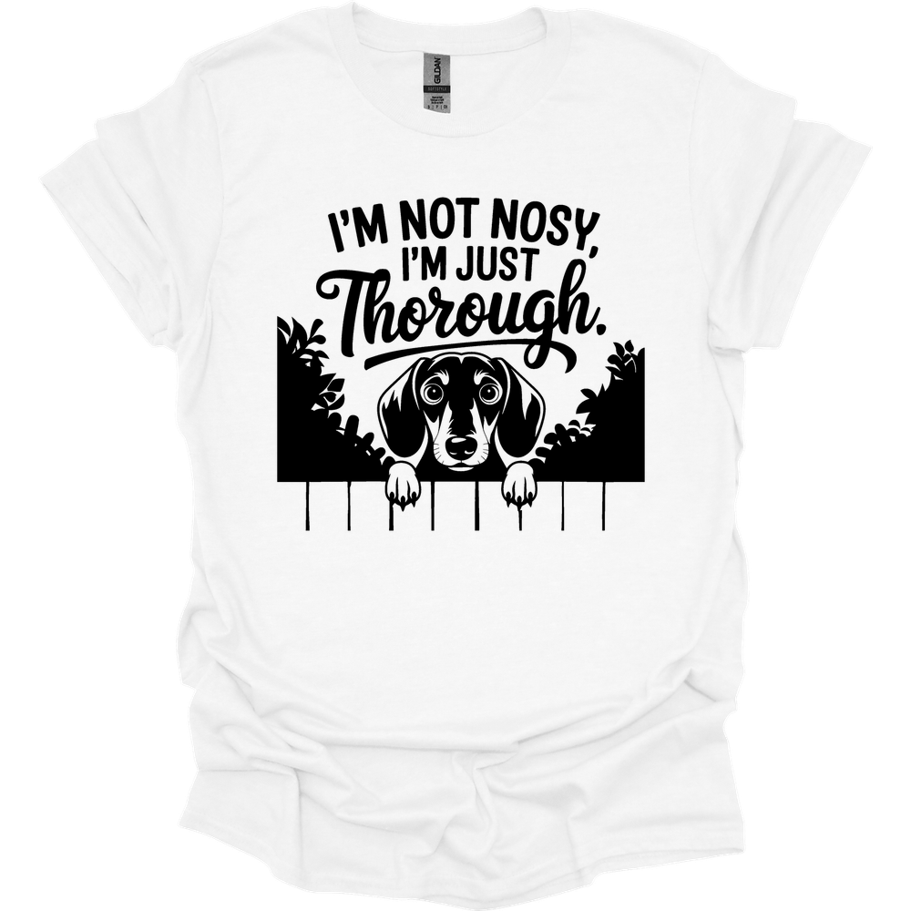 sassy dachshund 64 shirt white