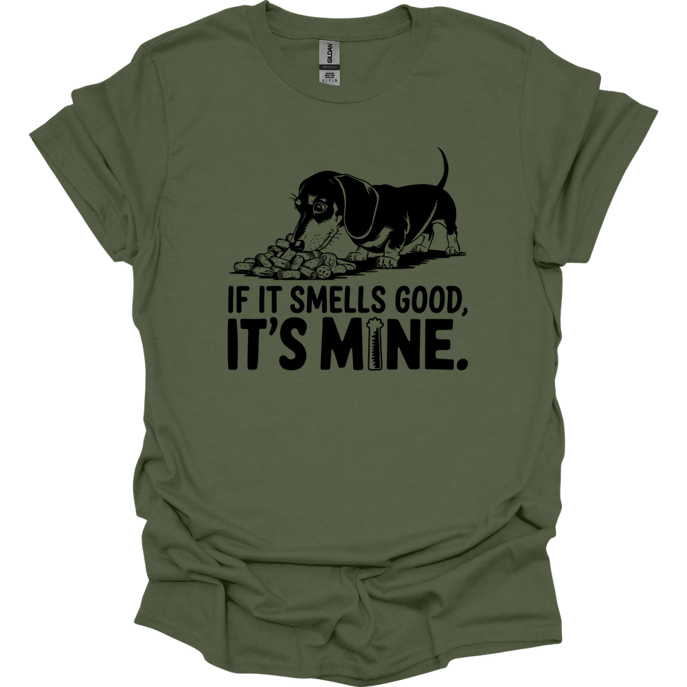 sassy dachshund 65 shirt military green