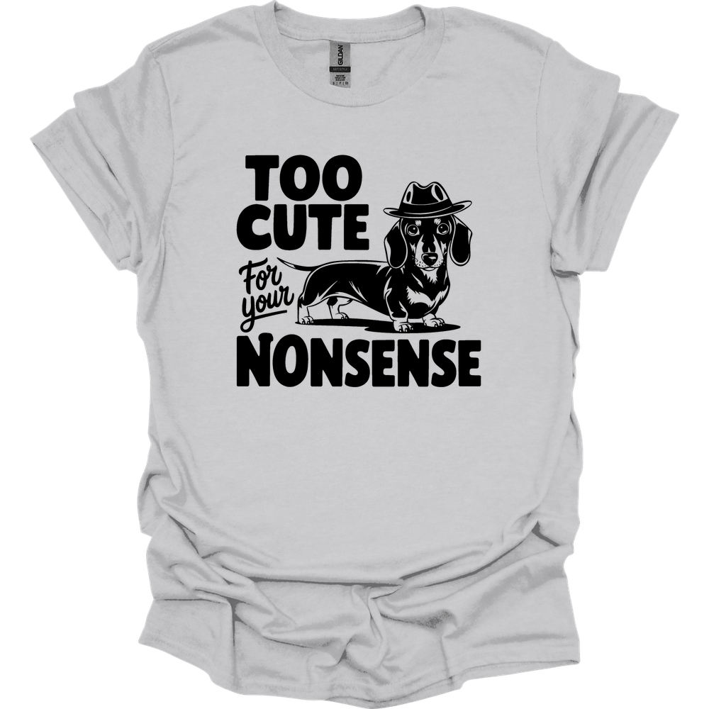 sassy dachshund 70 shirt ice grey
