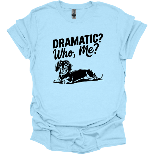sassy dachshund 71 shirt light blue