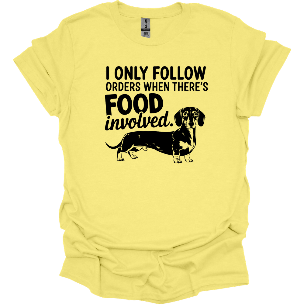sassy dachshund 72 shirt cornsilk