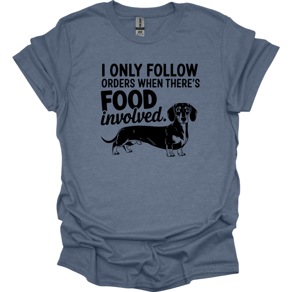 sassy dachshund 72 shirt heather indigo
