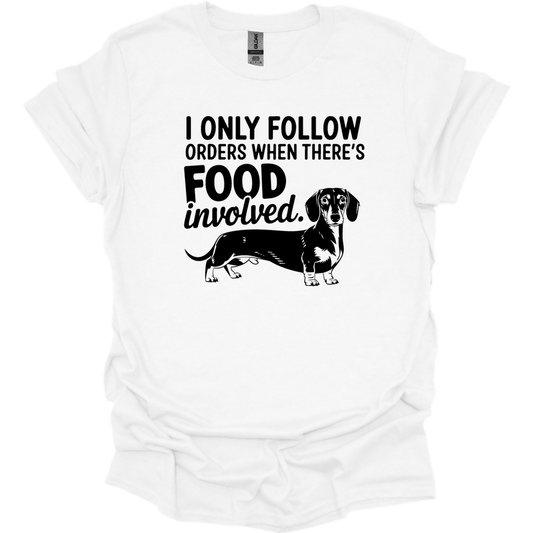 sassy dachshund 72 shirt white