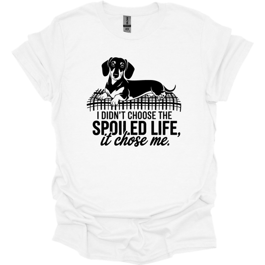 sassy dachshund 74 shirt white