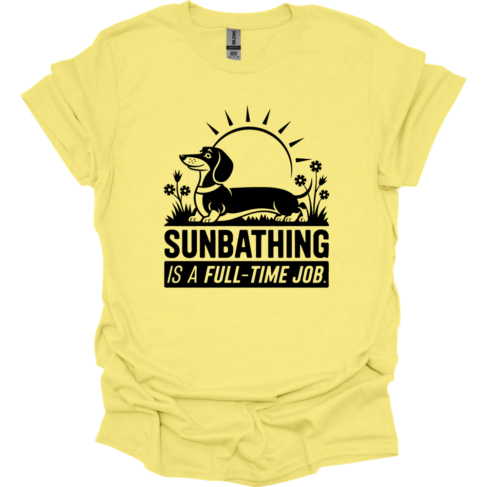 sassy dachshund 75 shirt cornsilk