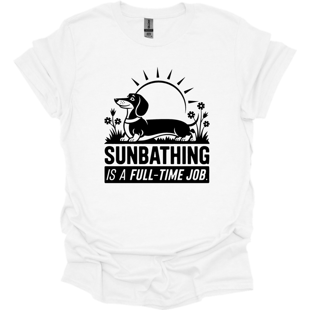 sassy dachshund 75 shirt white
