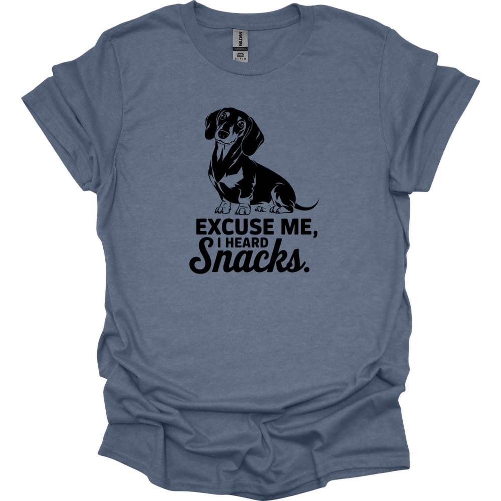 sassy dachshund 77 shirt heather indigo