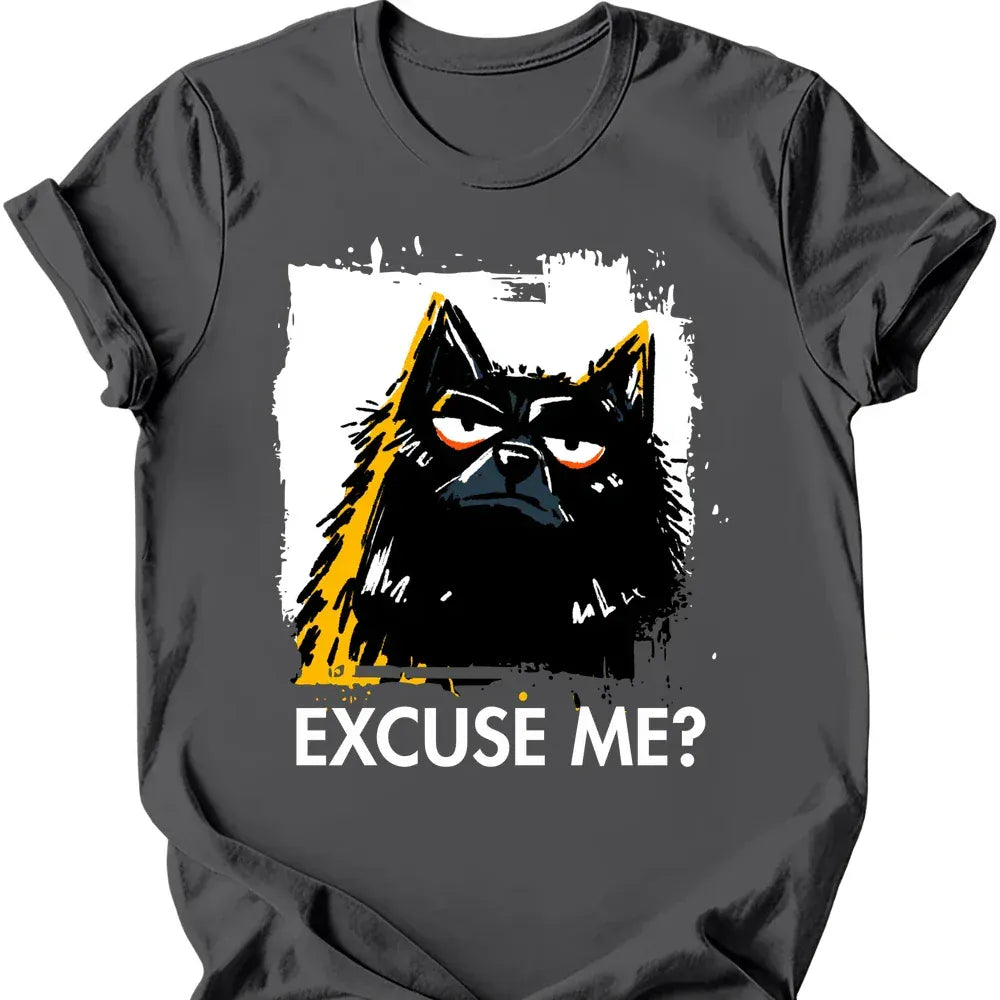 Schipperke excuse me tee charcoal