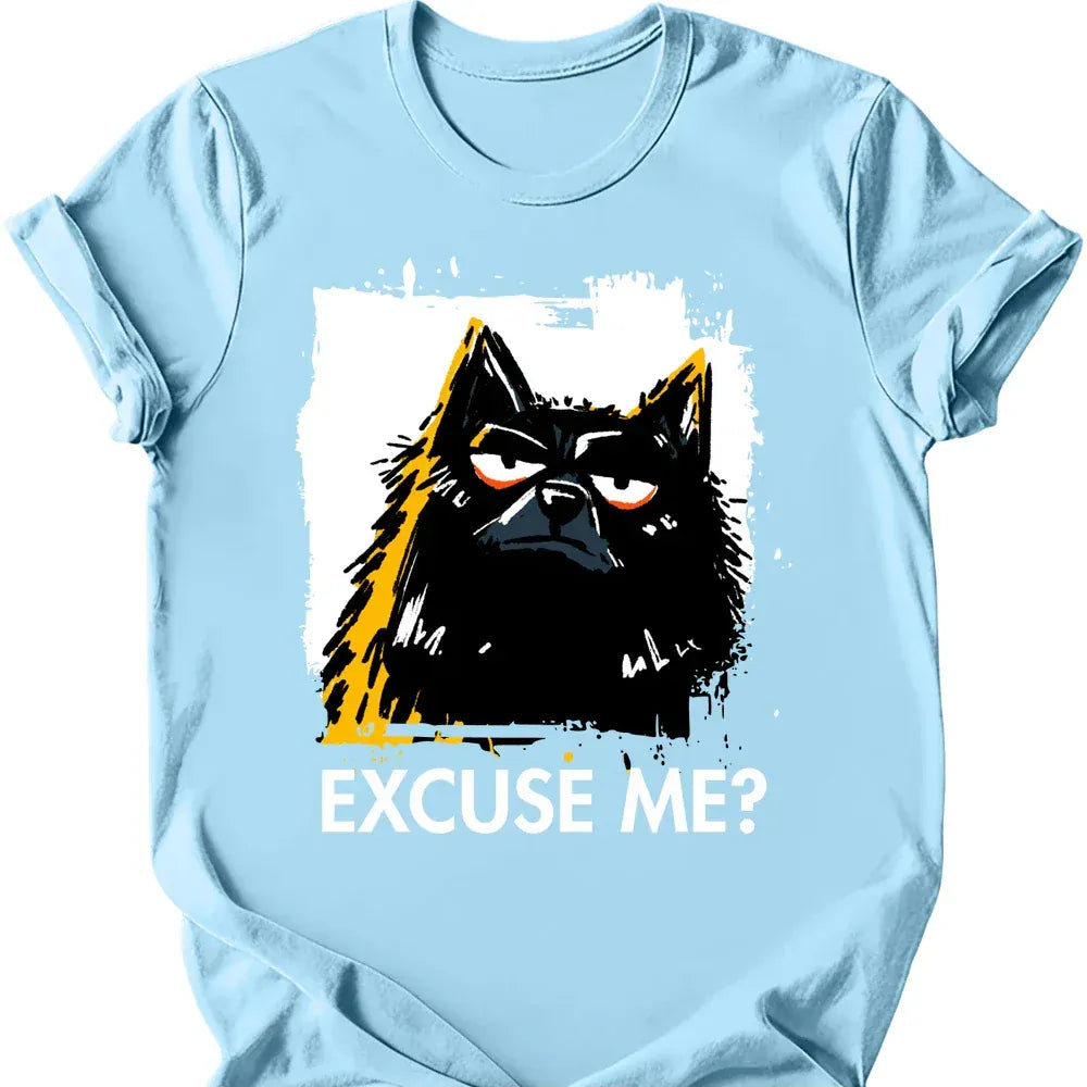 Schipperke excuse me tee light blue