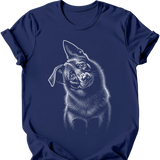 Schipperke - Tilted Dog T-Shirt