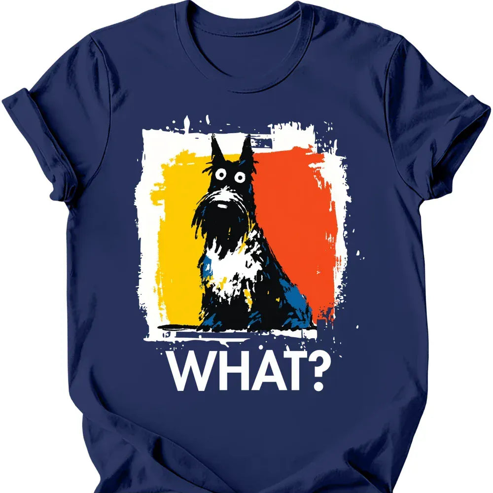 Scottish Terrier what dog shirt navy color