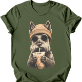 Scottish Terrier - Hipster Dog T-Shirt