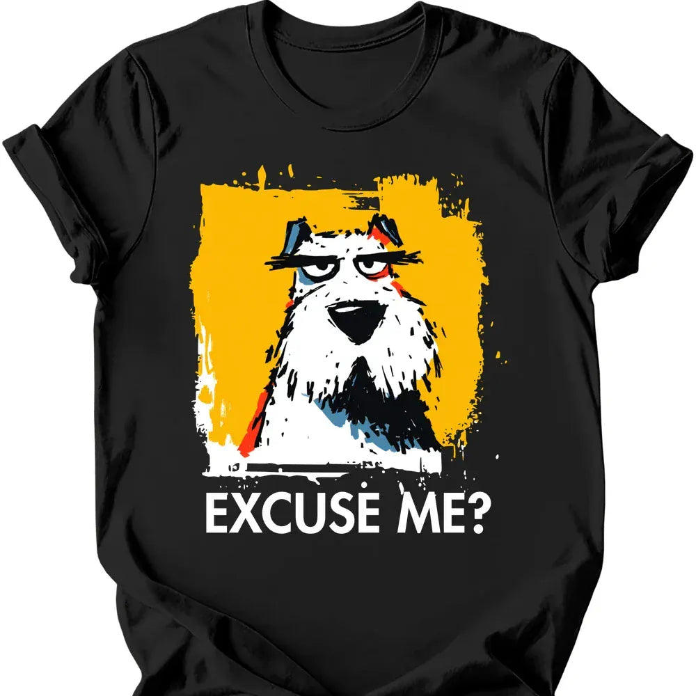 Sealyham Terrier excuse me tee black