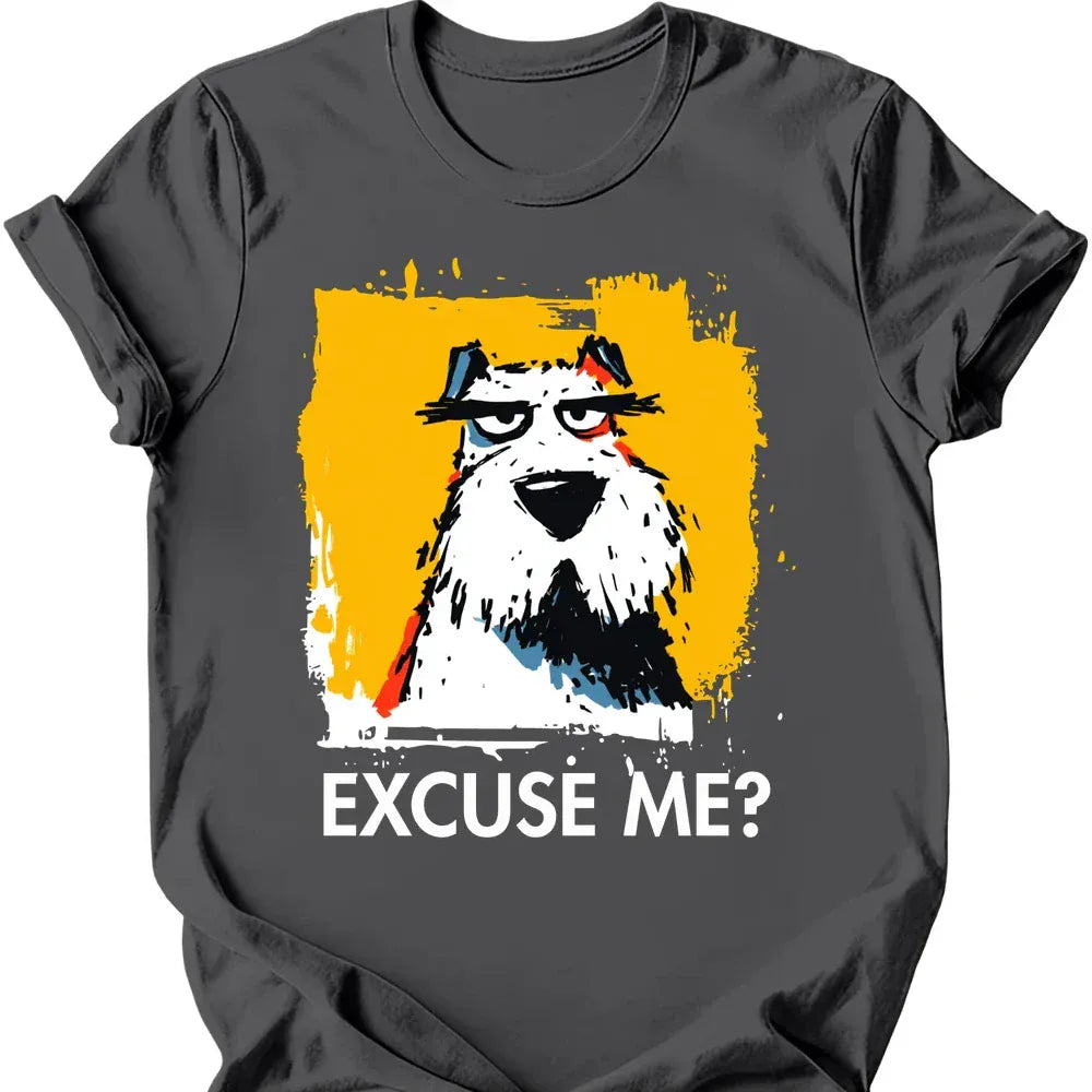 Sealyham Terrier excuse me tee charcoal