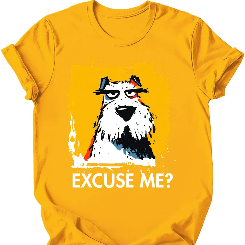Sealyham Terrier excuse me tee gold