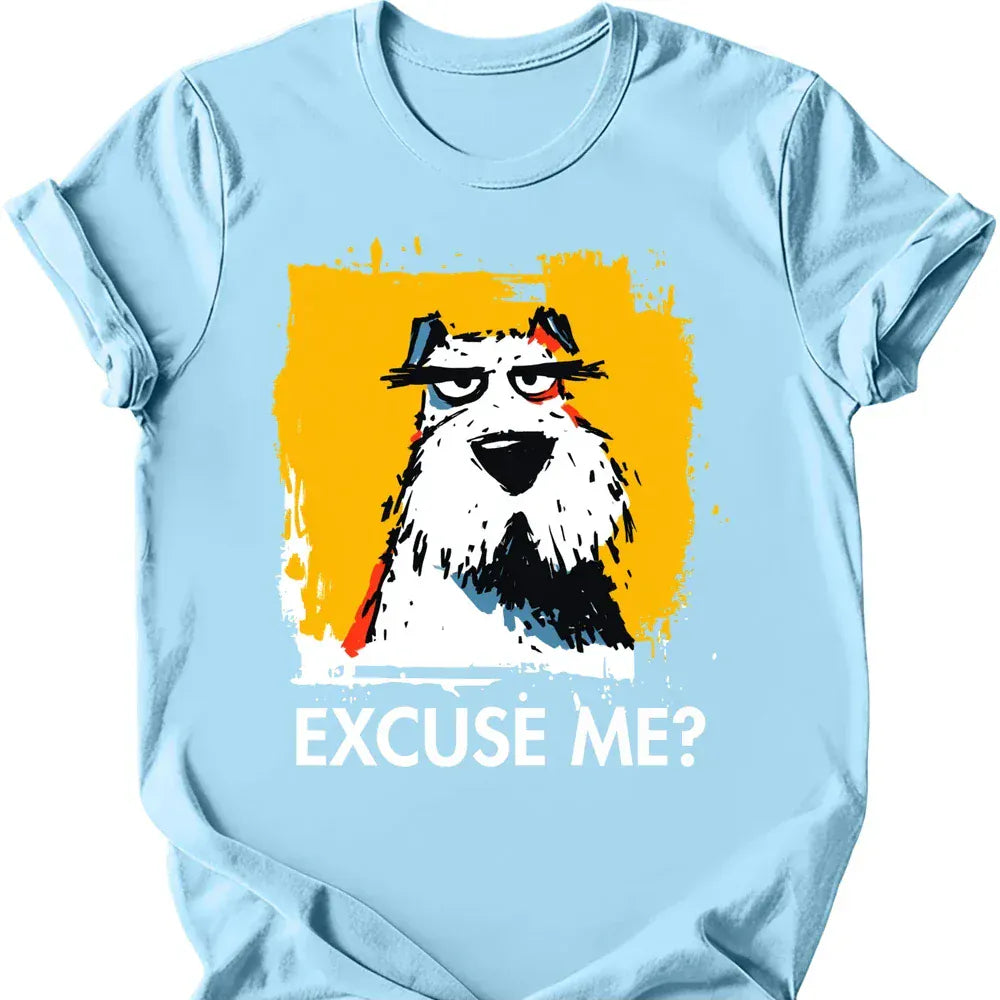 Sealyham Terrier excuse me tee light blue