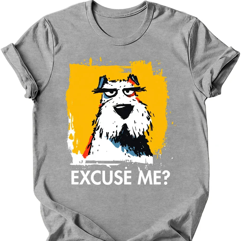 Sealyham Terrier excuse me tee sport grey