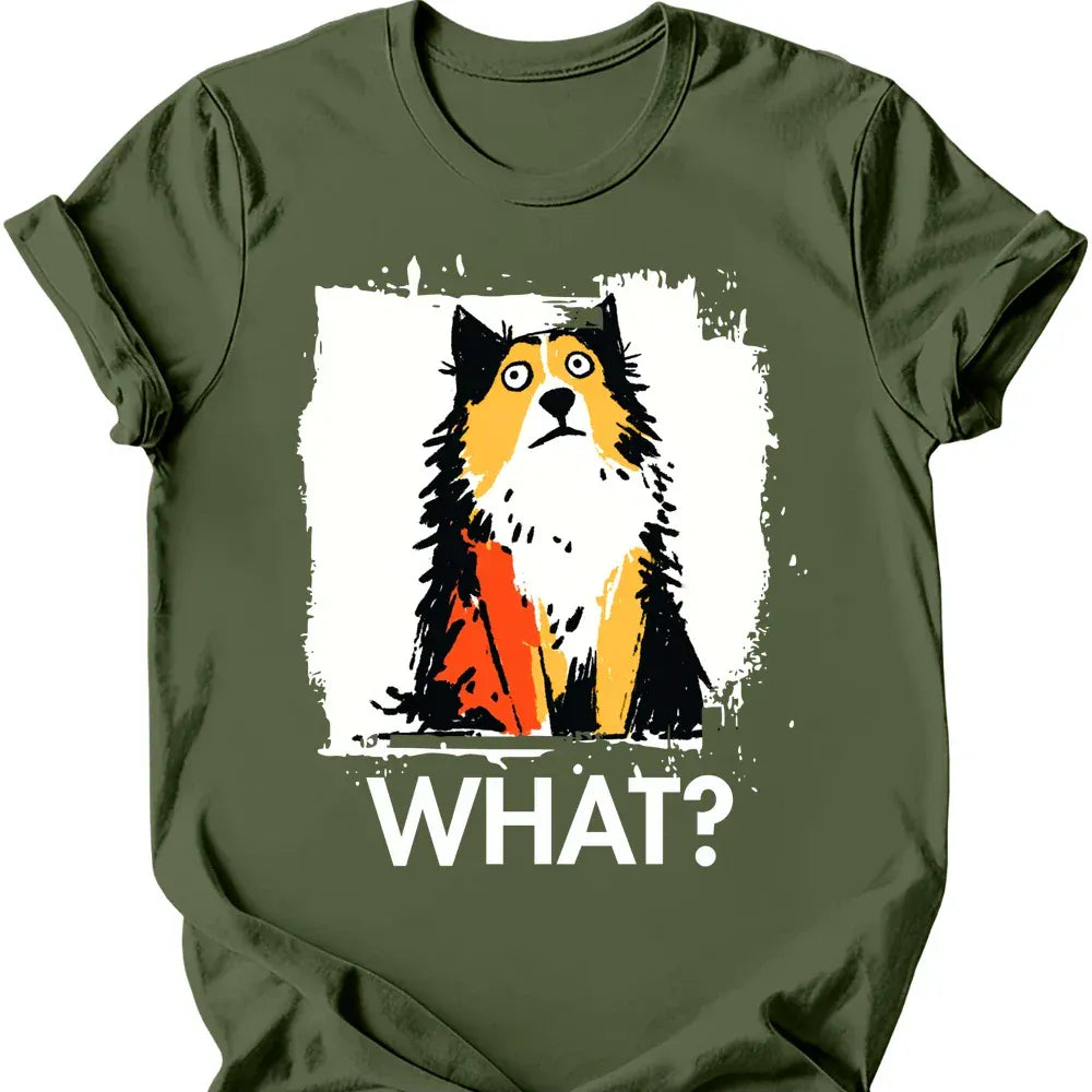Shetland Sheepdog what tee military green