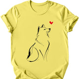 Shiba Inu - Sketch Dog T-Shirt