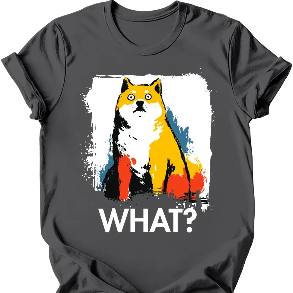 Shiba Inu what tee charcoal