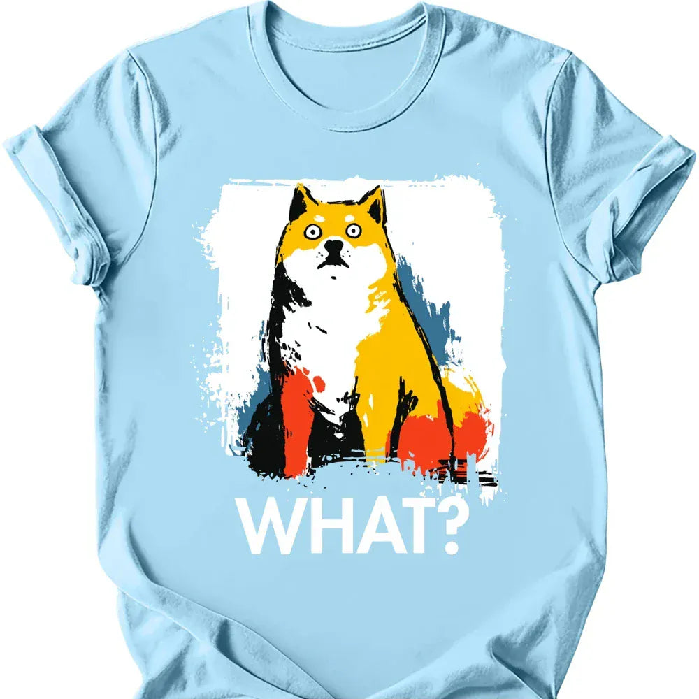 Shiba Inu what tee light blue