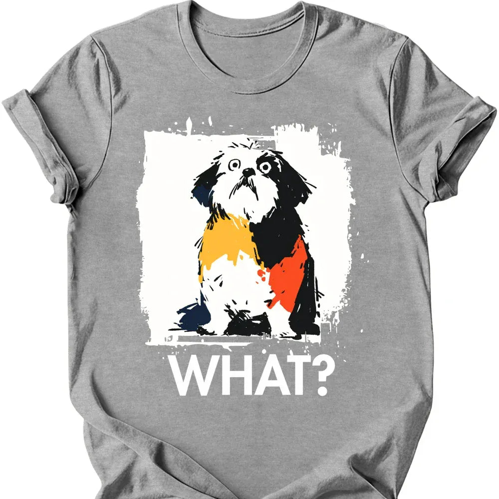 Shih Tzu what tee sport grey