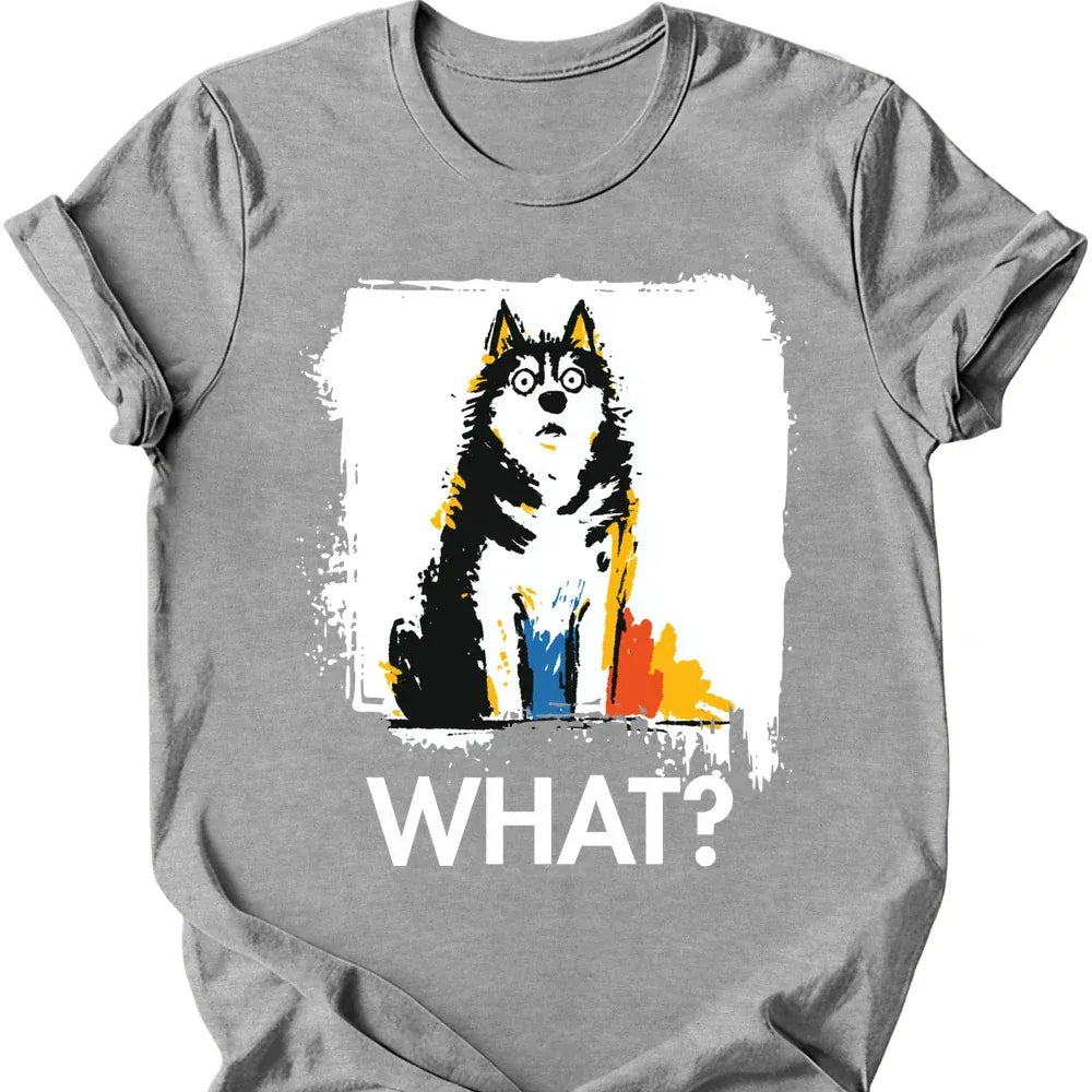 Siberian Husky what tee sport grey