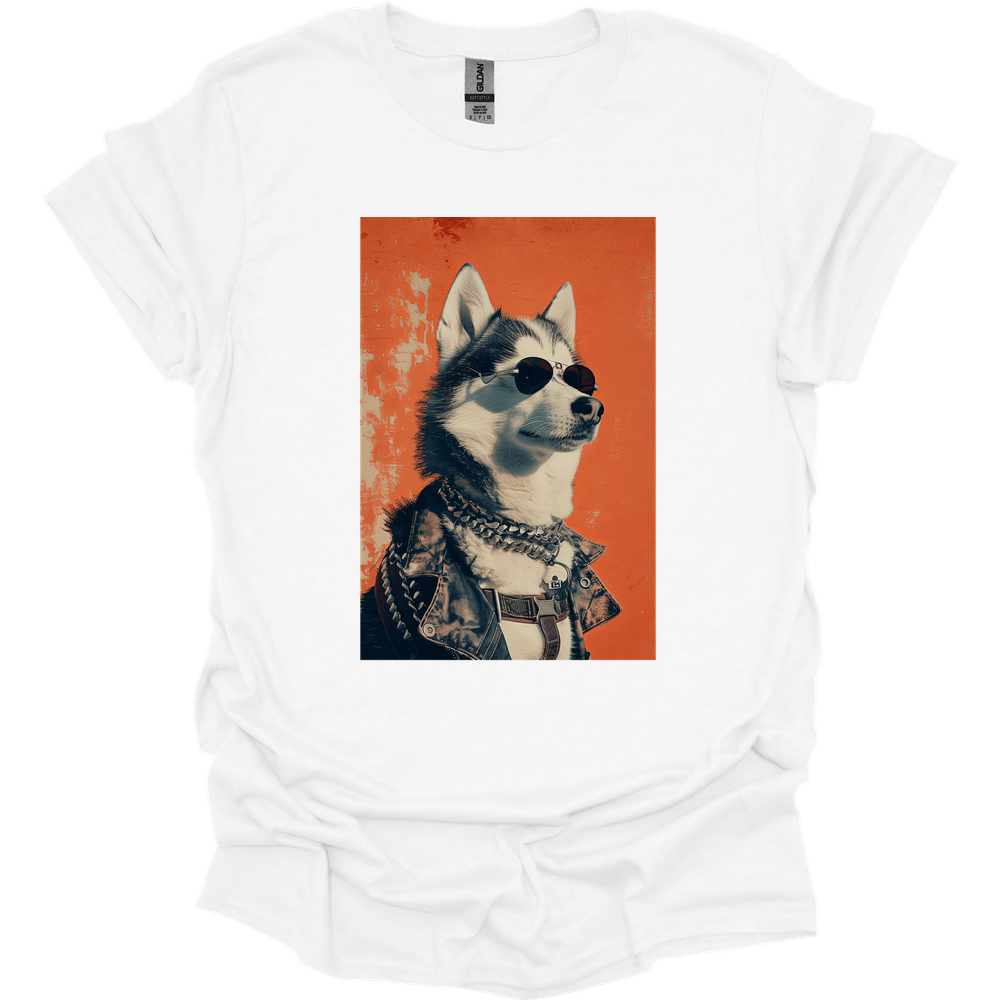 Siberian Husky - Punk Dog T-Shirt