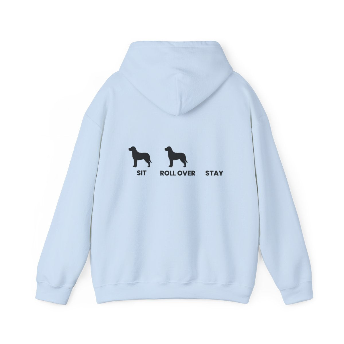 Sit Roll Over Stay Hoodie - Light Blue