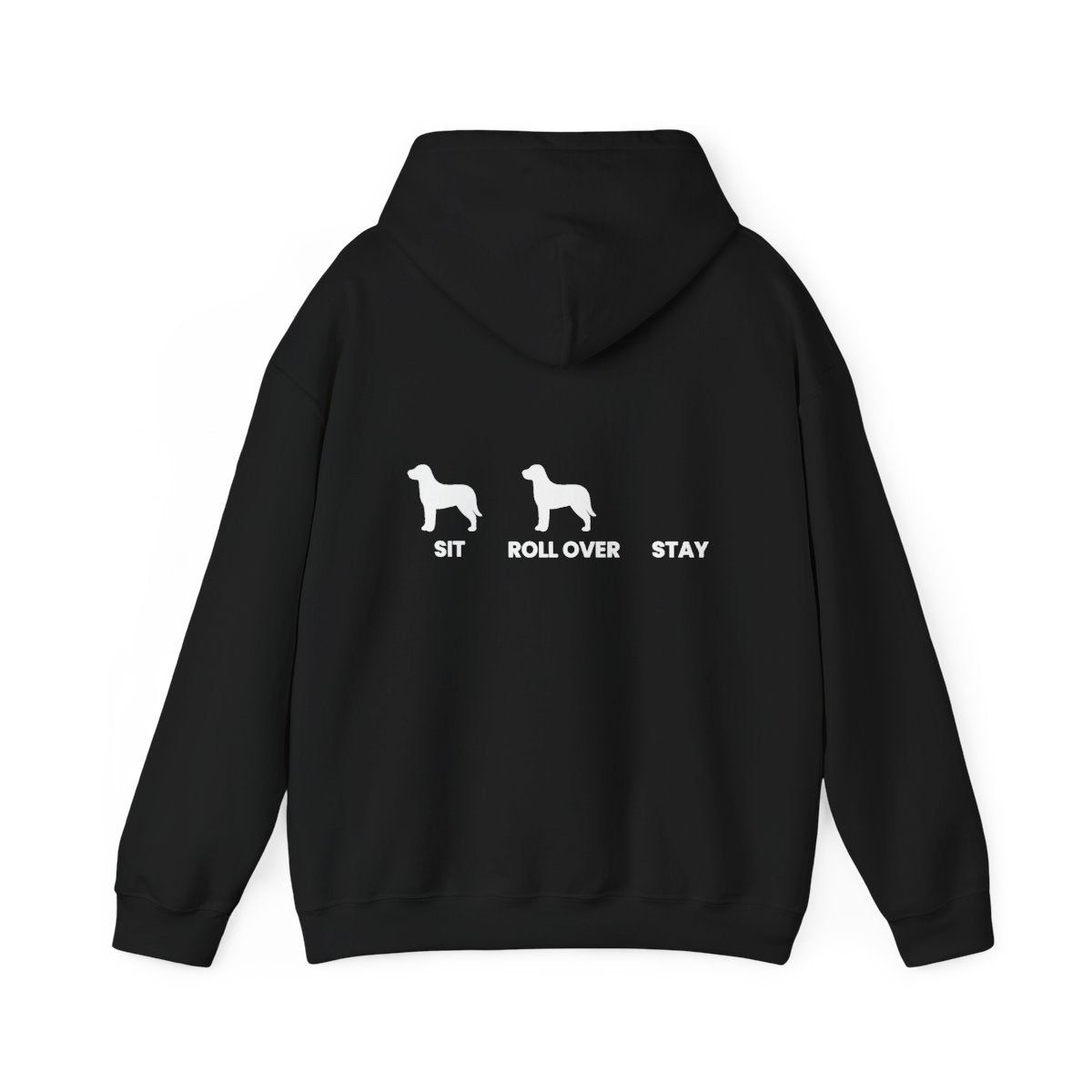 Sit Roll Over Stay Hoodie - Black