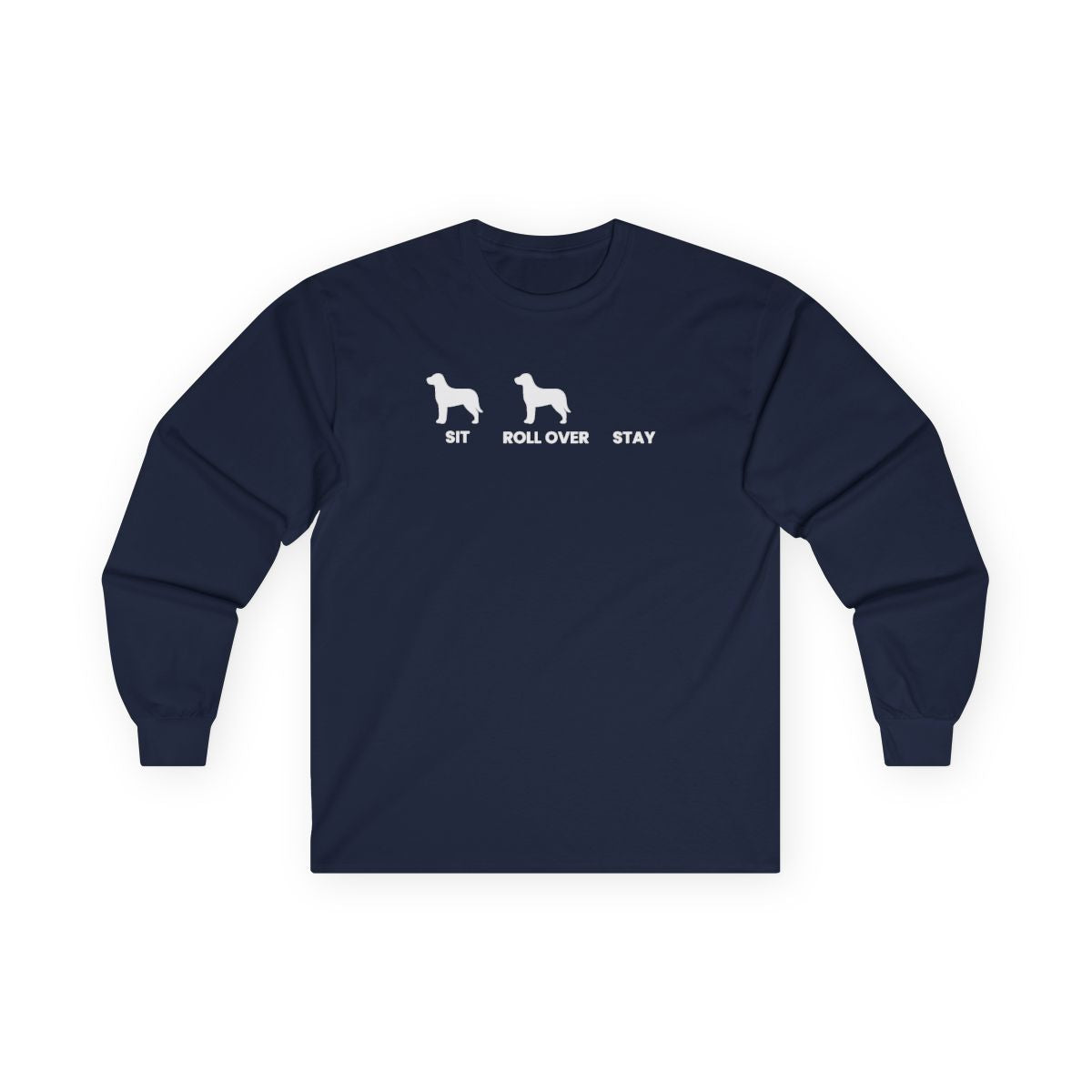 Sit Roll Over Stay Long Sleeve - Navy