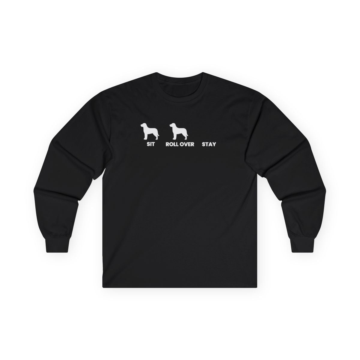Sit Roll Over Stay Long Sleeve - Black